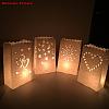 Hollow Candle Paper Bag CARB-WH0007-01-4