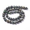 Natural African Turquoise(Jasper) Beads Strands G-D809-02-8mm-1