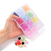 144Pcs 12 Colors Opaque Acrylic Beads SACR-YW0001-46-5