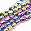 Electroplate Non-magnetic Synthetic Hematite Beads G-L488-A-08-1