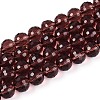 Transparent Glass Bead Strands GLAA-R095-10mm-35-1
