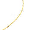 304 Stainless Steel Serpentine Chain Anklets X-AJEW-G024-10G-2