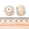 Bling Resin Rhinestone Flower Beads LS-OACR-D310-01P-C-2