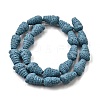 Dyed Natural Lava Rock Beads Strands G-A264-A01-01E-2