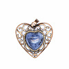 Retro Hollow Natural Sodalite Pendants PW-WGAB5DC-03-1