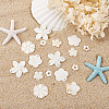 Natural Freshwater Shell Pendants SSHEL-KS0001-01-12