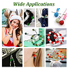 75Pcs 3 Colors Acrylic Resin Rhinestone Graduated Beads RESI-GA0001-35-5