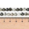 Natural Green Rutilated Quartz Beads Strands G-P611-C23-01-5
