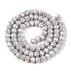 Electroplate Glass Beads Strands LS-EGLA-A044-P6mm-B19-3