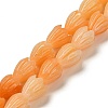 Synthetic Shell Dyed Carved Beads Strands SHEL-K007-08A-03-1