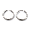 201 Stainless Steel Hoop Earrings LS-EJEW-P304-15B-P-4