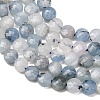 Natural Devil Blue Aquamarine Beads Strands GG-CBA9631-D11-01-3
