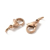 304 Stainless Steel Lobster Claw Clasps LS-STAS-K155-B-11RG-2