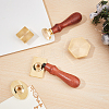 Wax Seal Brass Stamp Head AJEW-WH0213-018-6