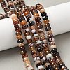Natural Banded Agate Beads Strands G-F790-I01-01P-1