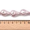 Electroplate Opaque Glass Imitation Pearl Beads Strands EGLA-K063-01E-4