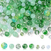 DIY Round Acrylic Beads Bracelets Making Kits DIY-FS0007-02D-1