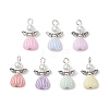 Acrylic Alloy Pendants PALLOY-JF03798-1