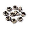 Natural Dalmatian Jasper European Beads G-N359-17A-05-1