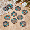 10Pcs Alloy Plastic Buckles FIND-CY0001-90-4