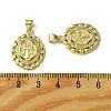Brass Micro Pave Cubic Zirconia Pendants KK-H472-53I-G-3