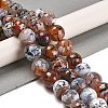 Natural Fire Crackle Agate Beads Strands G-L595-A02-01C-1