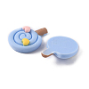 Opaque Resin Cabochons RESI-WH0035-02E-2