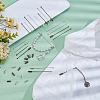 48 Sets 4 Styles Brass Stick Lapel Pins FIND-PH0024-76-4