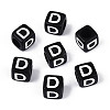 Initial Acrylic Horizontal Hole Beads OACR-ZX006-35D-1