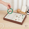 Rectangle Wood Jewelry Trays for Earrings AJEW-WH0880-84A-3