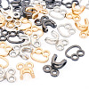 15Sets 3 Colors Alloy Waist Extender Hooks & Eyes Clasps DIY-TA0012-28-3
