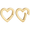 Brass Spring Gate Rings KK-BC0004-70-1