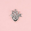 Valentine's Day Tibetan Style Alloy Pendants FIND-CJC0019-25F-1