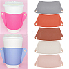 WADORN 5Pcs 5 Colors PU Leather Heat Resistant Reusable Cup Sleeve AJEW-WR0001-58B-3