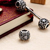 925 Sterling Silver European Beads STER-BB71394-A-7