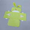 12Pcs 4 Colors Square Paper Storage Gift Boxes with Handle CON-WH0095-53-2