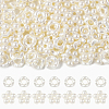 200Pcs 2 Styles ABS Imitation Pearl Beads OACR-YW0004-44-1