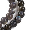 Natural Gemstone Labradorite Round Beads Strands X-G-E251-33-6mm-02-5