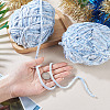 2 Skeins Polyester Yarn for Knitting & Crochet OCOR-TA0003-09B-7