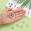 Alloy Multi-Strand Rhinestone Links X-ALRI-H213-28P-5