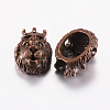 Tibetan Style Alloy Beads PALLOY-F200-08R-2