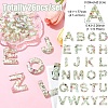 26Pcs 26 Styles Transparent Epoxy Resin Pendants CRES-YW0002-28N-2