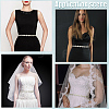 Metal Full Crystal Rhinestone Horse Eye Bridal Waist Belts for Wedding Dress AJEW-WH20080-65C-S-4