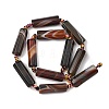 Natural Banded Agate/Striped Beads Strands G-A306-B02-01-3