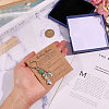 1Pc Gemstone Chip with 201 Stainless Steel Charm Keychains KEYC-CO0001-01B-3