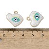 Rack Plating Alloy Enamel Pendants FIND-I038-02-4