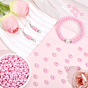 500Pcs UV Plating Opaque Acrylic Beads MACR-PA0001-47A-4