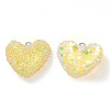 Epoxy Resin Pendants X-RESI-T044-03B-2