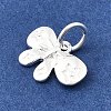 925 Sterling Silver Bowknot Charms STER-A048-20S-3