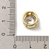 Brass Micro Pave Cubic Zirconia Multi-Strand Links KK-C111-01G-L-3